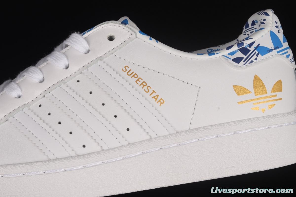 Adidas Originals Superstar HO0186 shell head classic leisure board shoes