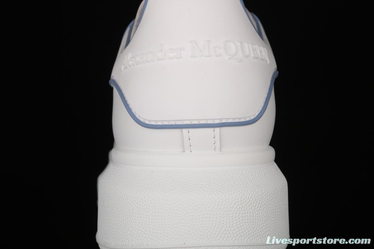 Alexander McQueen white and blue gel drop