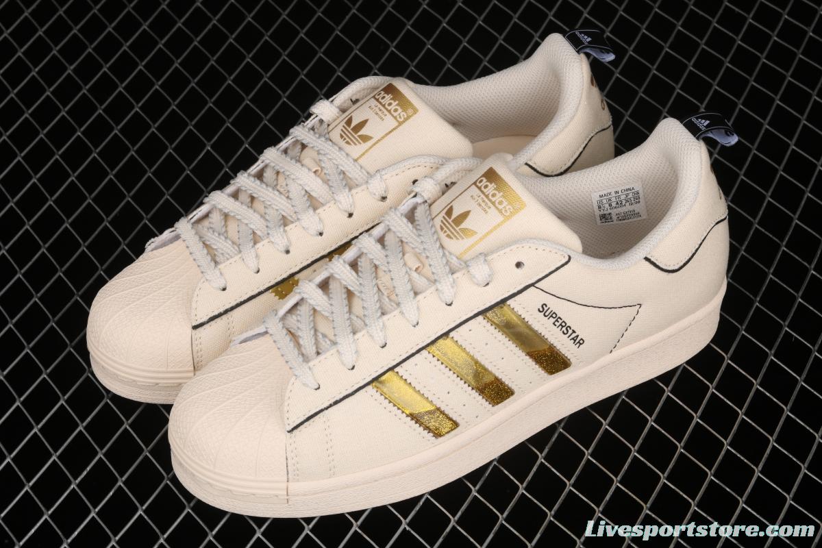 Adidas Superstar GX7916 shell head canvas leisure sports board shoes