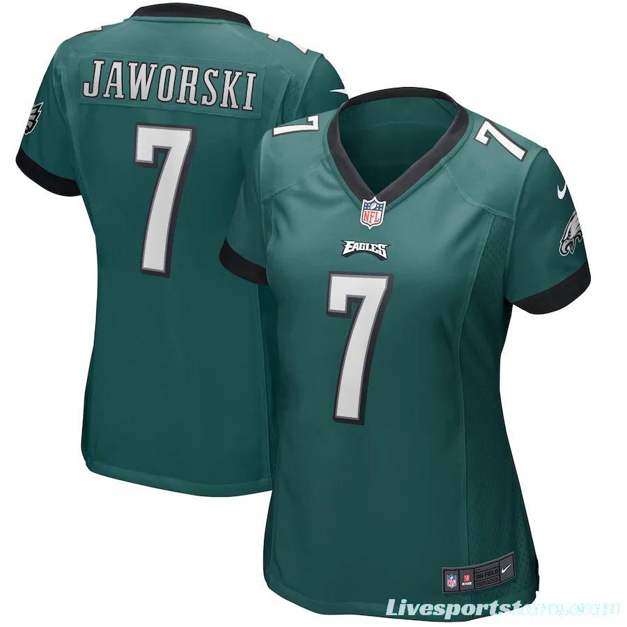 Women's Ron Jaworski Midnight Green Retired Player Limited Team Jersey