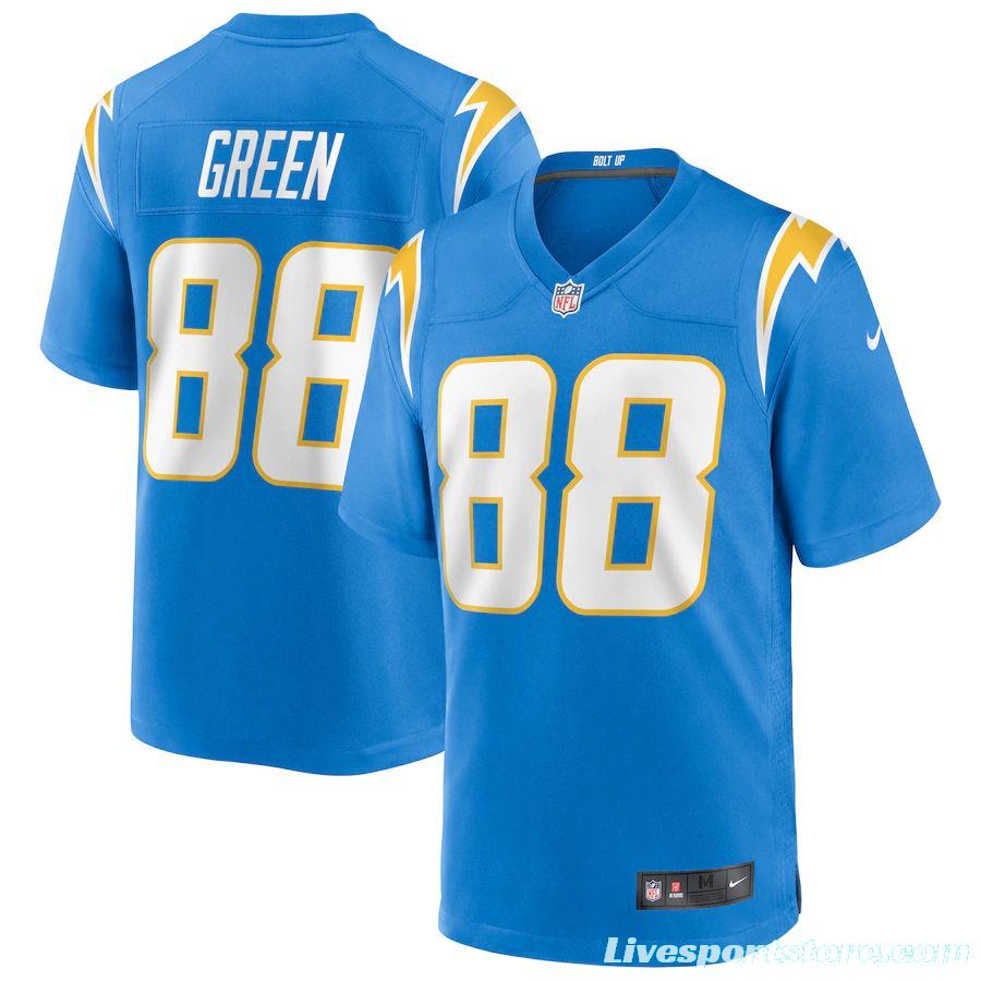 Men's Virgil Green Powder Blue Player Limited Team Jersey