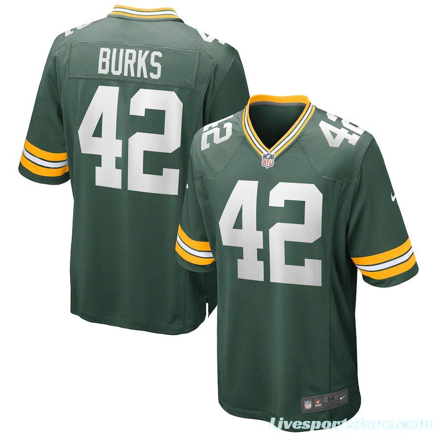 Youth Oren Burks Green Player Limited Team Jersey