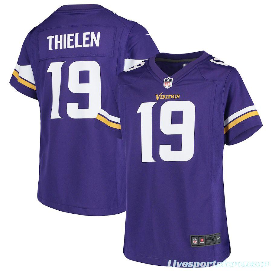 Women's Adam Thielen Purple Player Limited Team Jersey