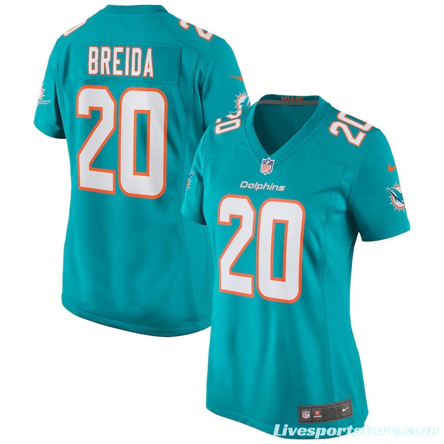 Women's Matt Breida Aqua Player Limited Team Jersey