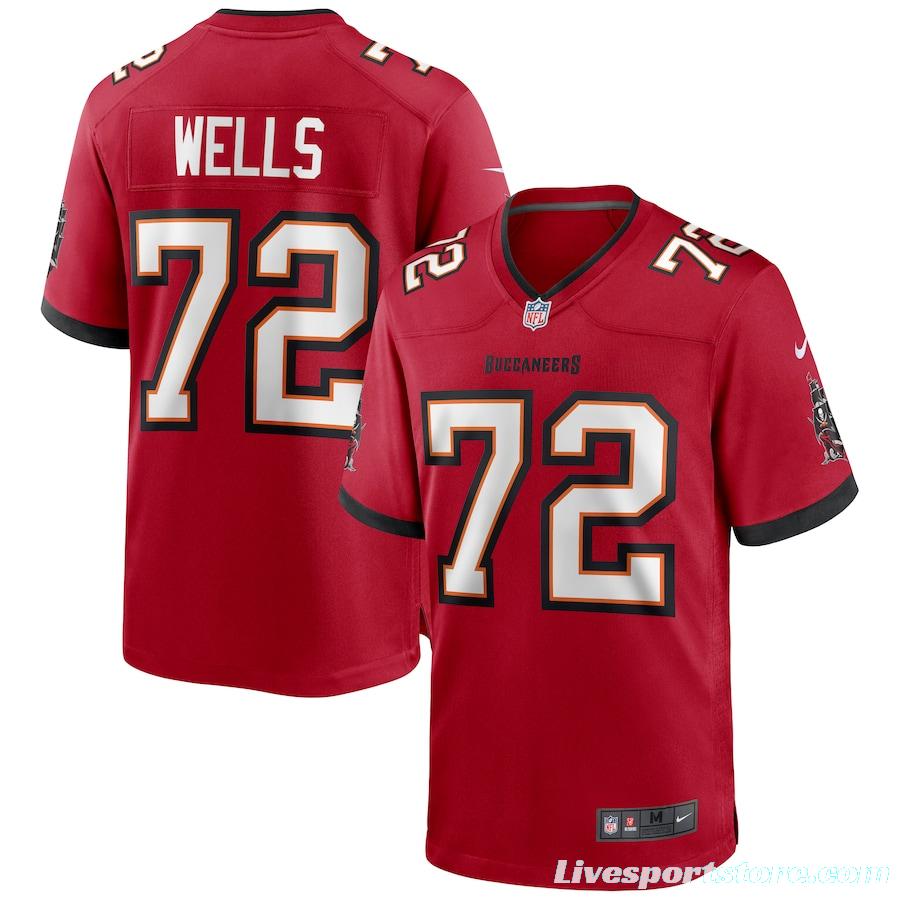 Men's Josh Wells Red Player Limited Team Jersey