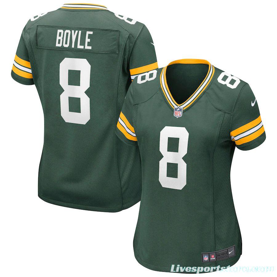 Women's Tim Boyle Green Player Limited Team Jersey