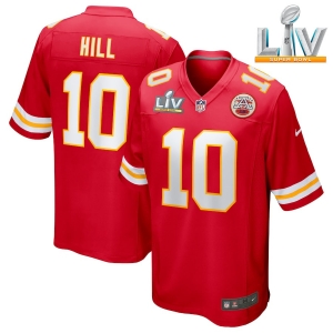 Men's Tyreek Hill Red Super Bowl LV Bound Player Limited Team Jersey