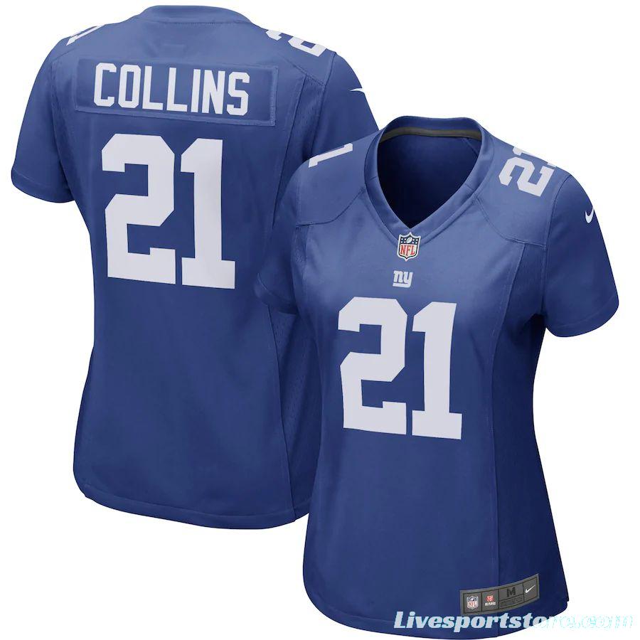 Women's Landon Collins Royal Player Limited Team Jersey