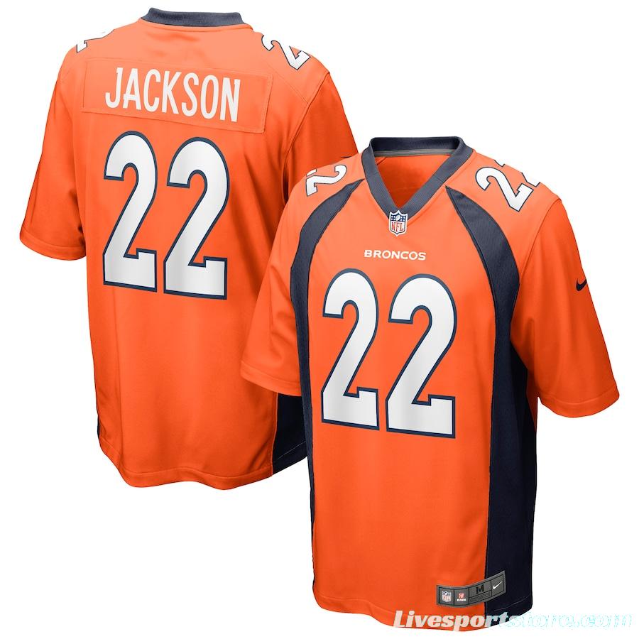 Men's Kareem Jackson Orange Player Limited Team Jersey