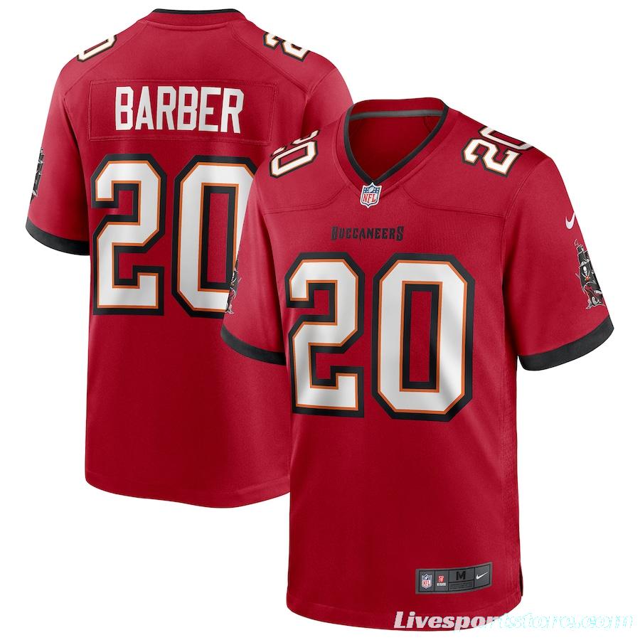 Men's Ronde Barber Red Retired Player Limited Team Jersey