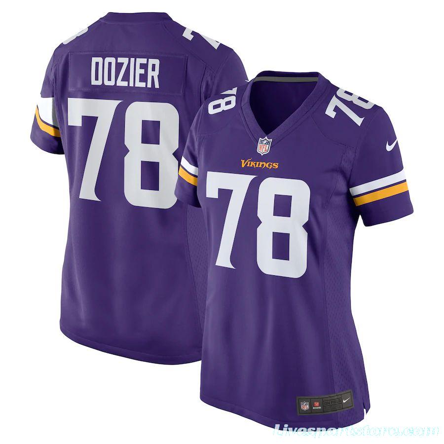 Women's Dakota Dozier Purple Player Limited Team Jersey