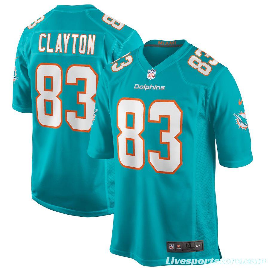 Men's Mark Clayton Aqua Retired Player Limited Team Jersey