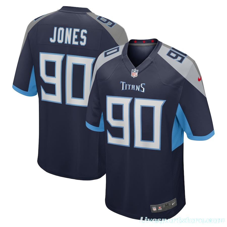 Men's DaQuan Jones Navy Player Limited Team Jersey