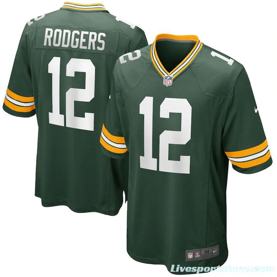 Men's Aaron Rodgers Green Player Limited Team Jersey