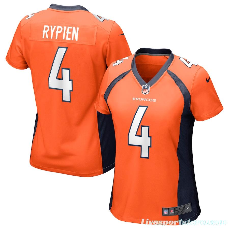 Women's Brett Rypien Orange Player Limited Team Jersey