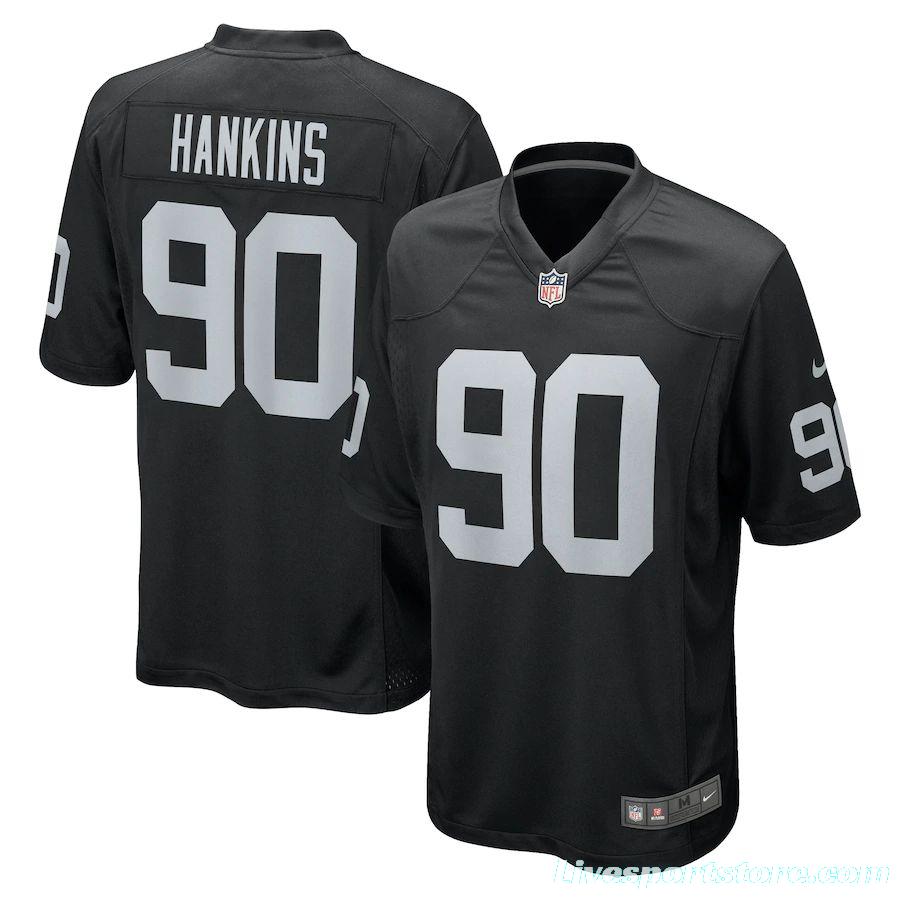 Men's Johnathan Hankins Black Player Limited Team Jersey