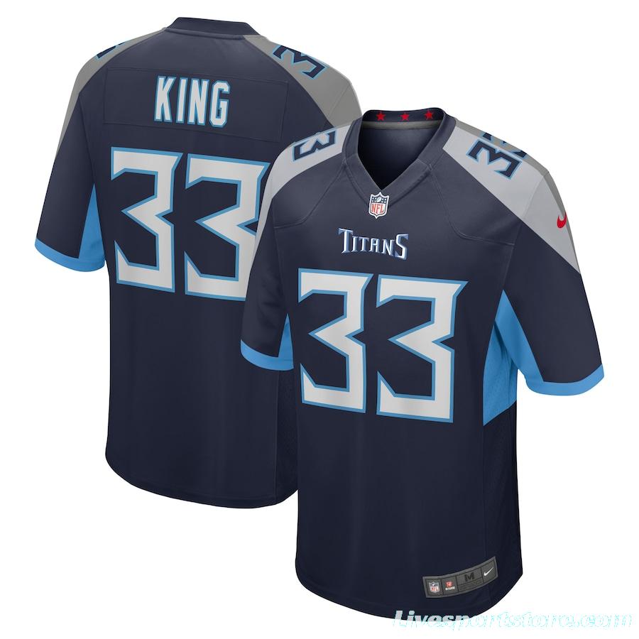 Men's Desmond King Navy Player Limited Team Jersey