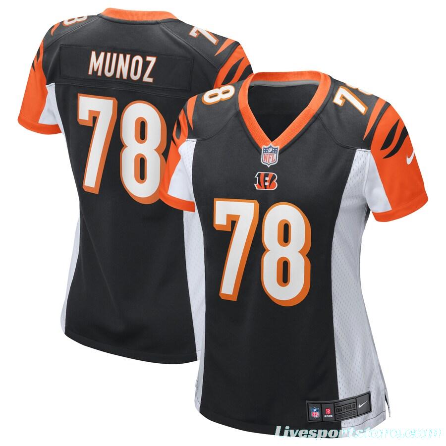 Women's Anthony Munoz Black Retired Player Limited Team Jersey