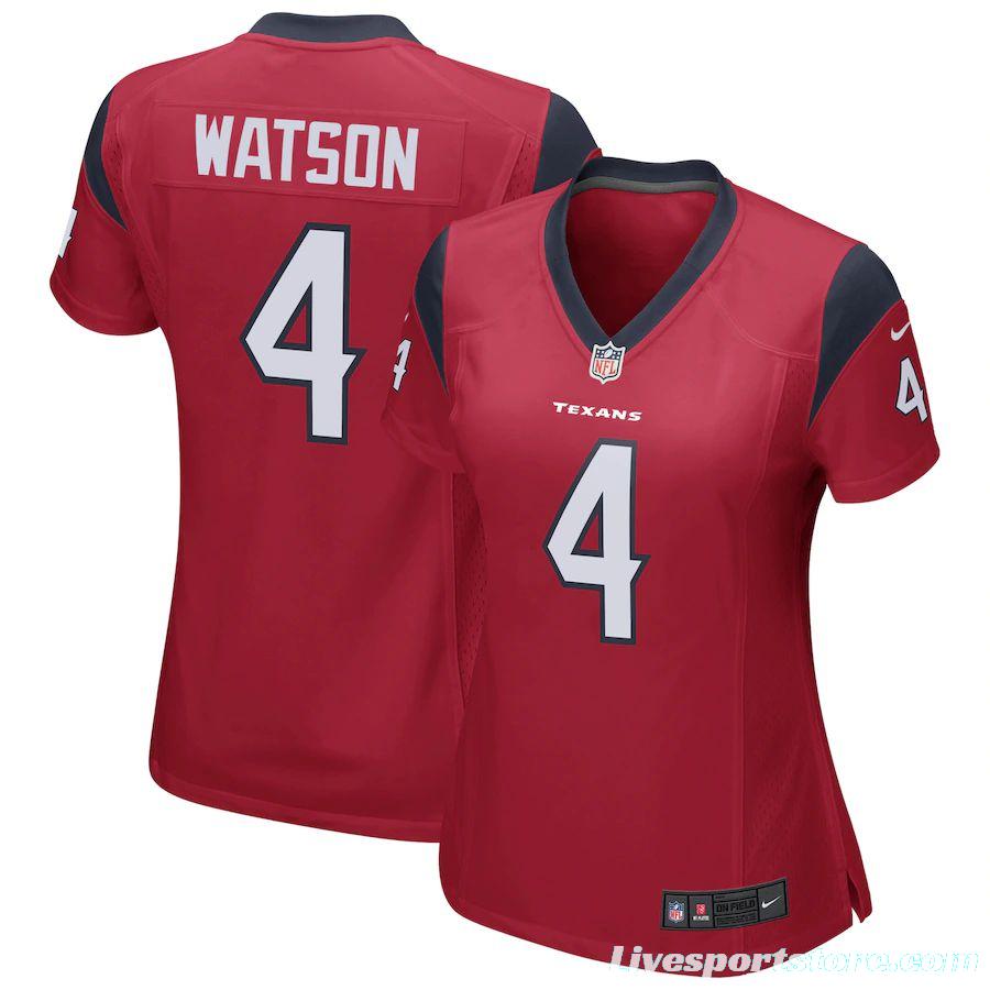 Women's Deshaun Watson Red Player Limited Team Jersey