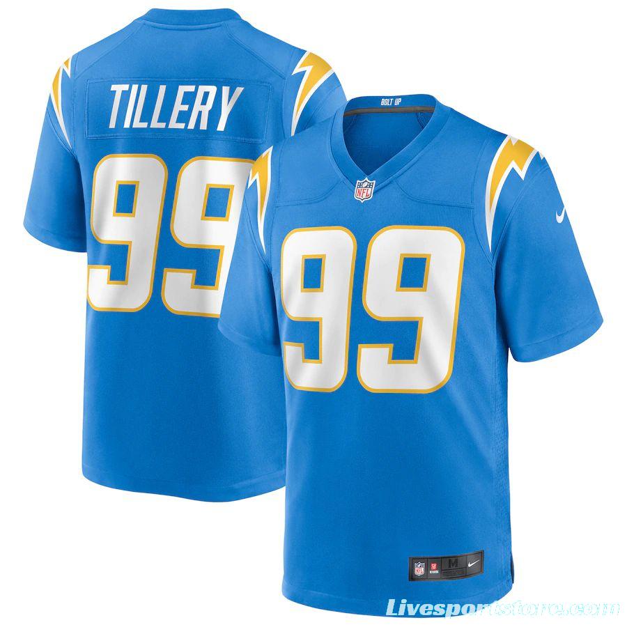 Men's Jerry Tillery Powder Blue Player Limited Team Jersey