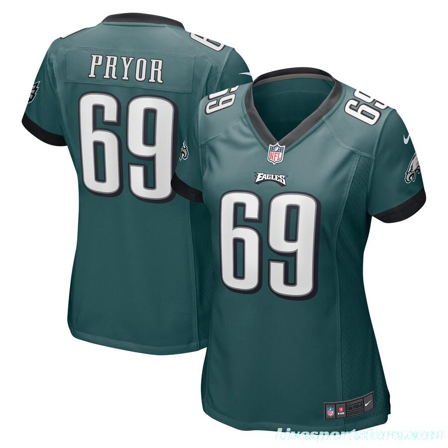 Women's Matt Pryor Midnight Green Player Limited Team Jersey