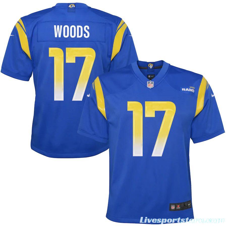 Youth Robert Woods Royal Player Limited Team Jersey