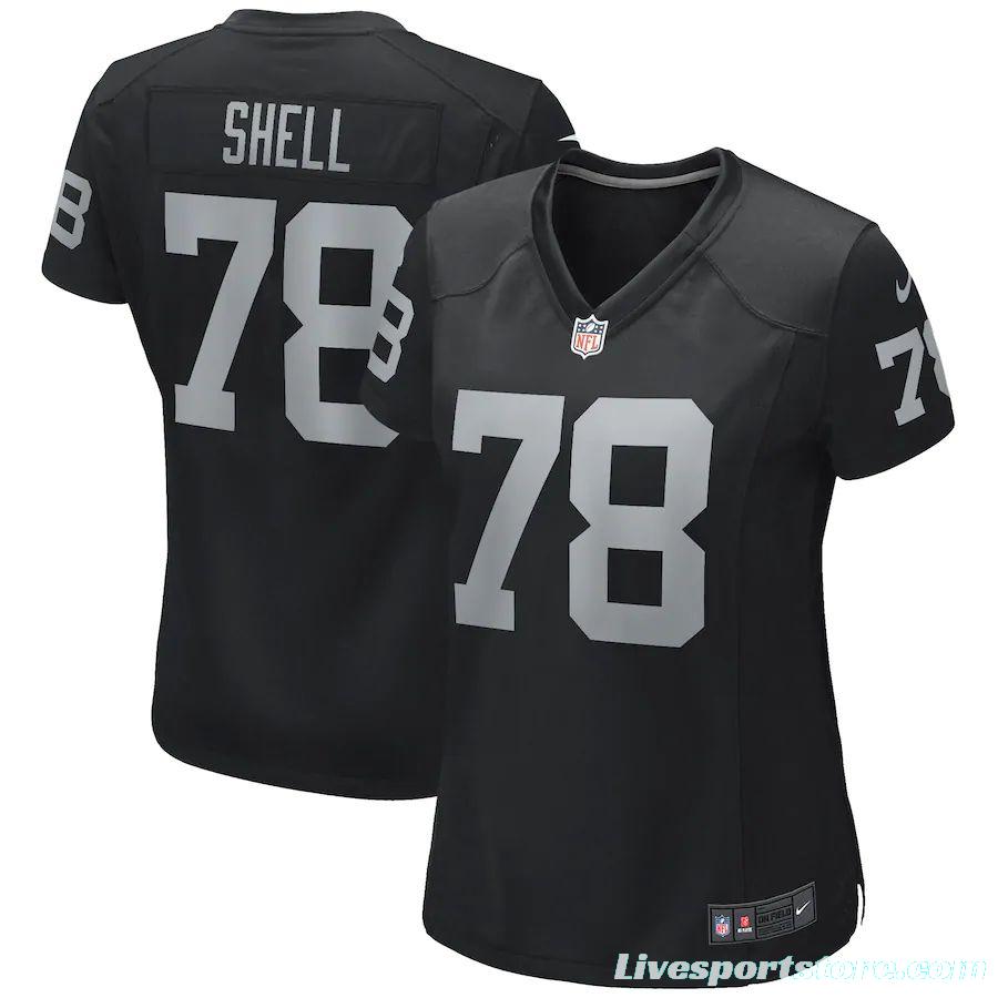 Women's Art Shell Black Retired Player Limited Team Jersey