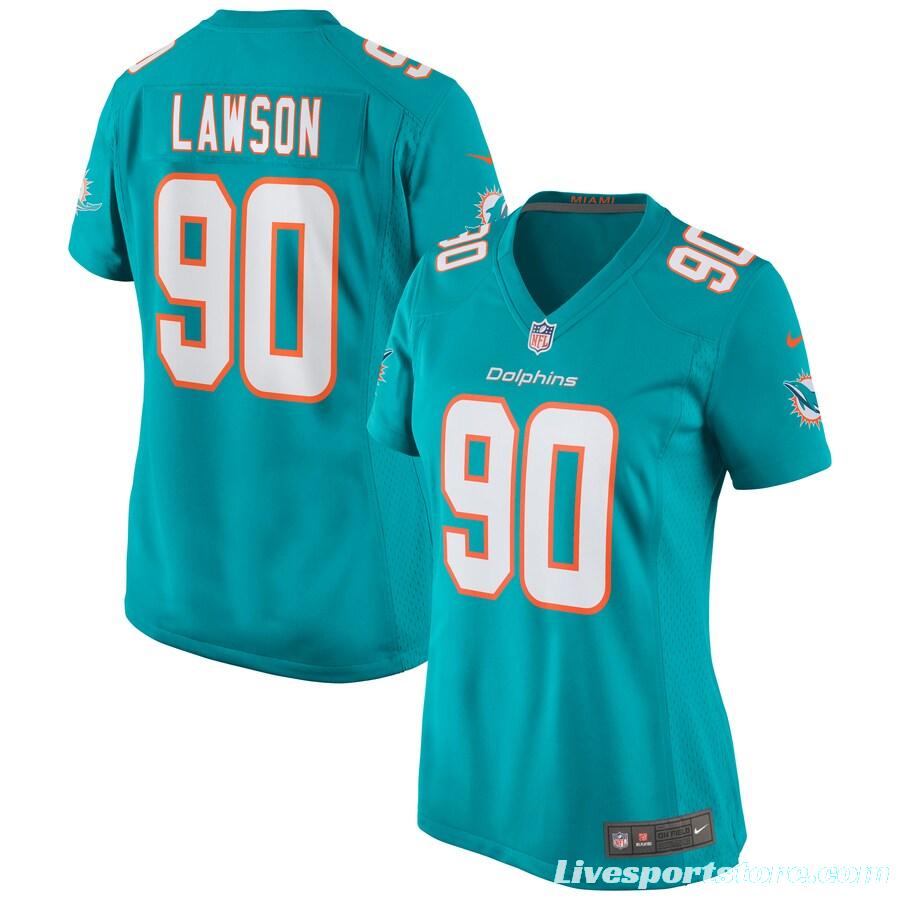 Women's Shaq Lawson Aqua Player Limited Team Jersey