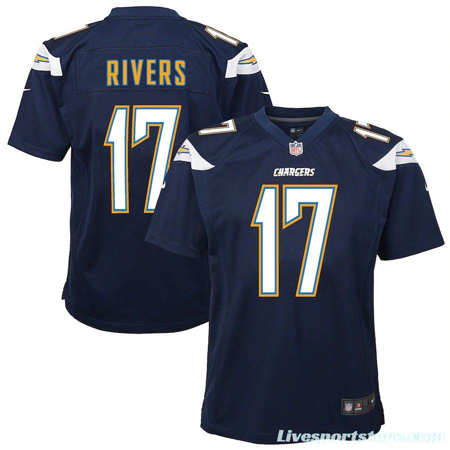 Youth Philip Rivers Navy Blue Player Limited Team Jersey