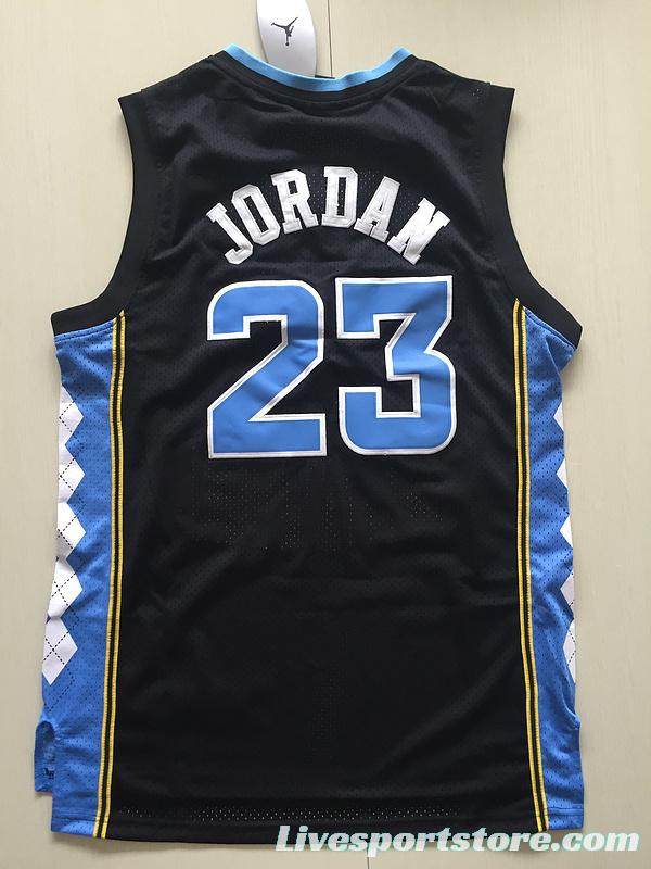 Michael Jordan 23 North Carolina College Basketball Jersey With AJ Logo