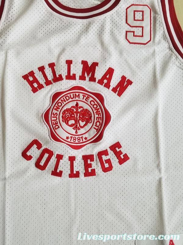 Dwayne Wayne 9 Hillman College Theater White Basketball Jersey A Different World