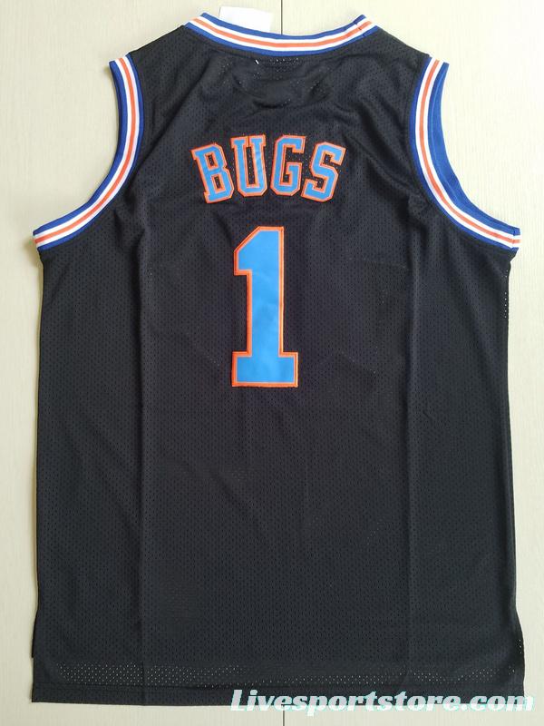 Bugs 1 Movie Edition Black Basketball Jersey