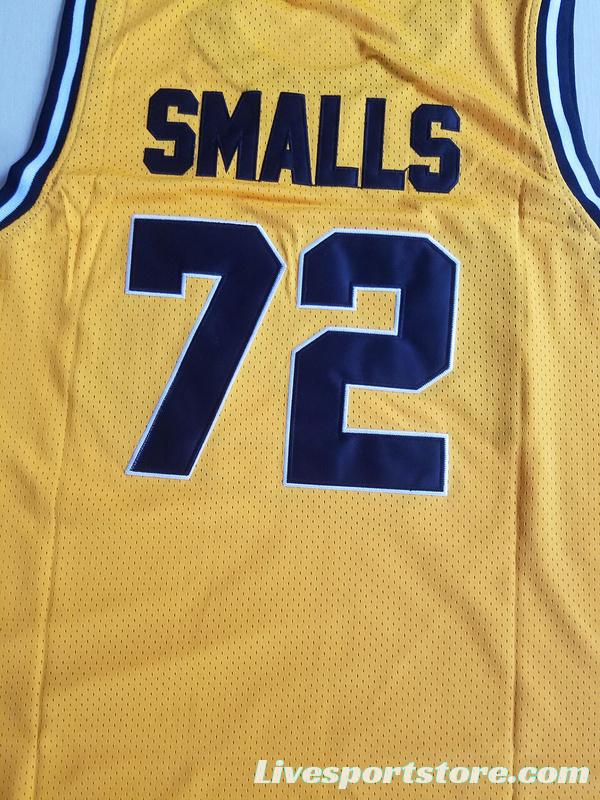 Notorious B.I.G. Biggie Smalls 72 Bad Boy Yellow Basketball Jersey