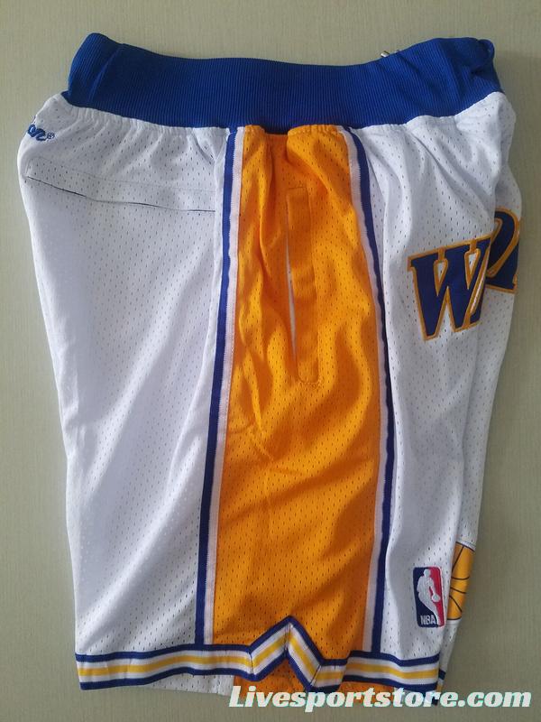 Golden State 1995-96 Throwback Classics Basketball Team Shorts