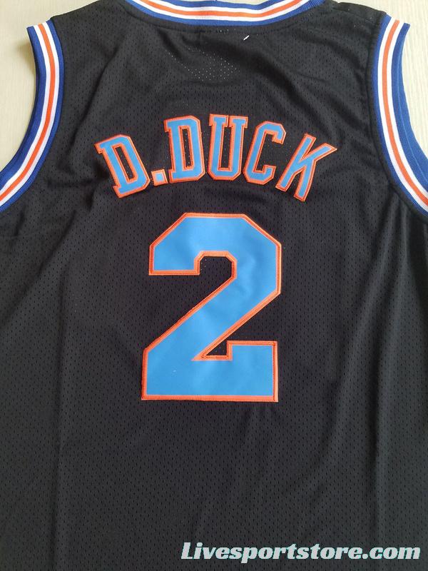 D.Duck 2 Movie Edition Black Basketball Jersey