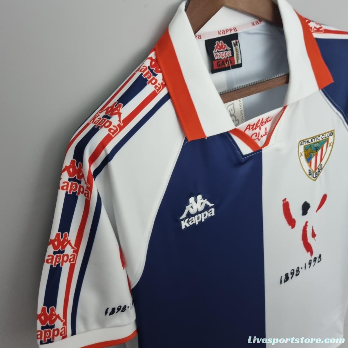 Retro 97/98 Athletic Bilbao away Soccer Jersey