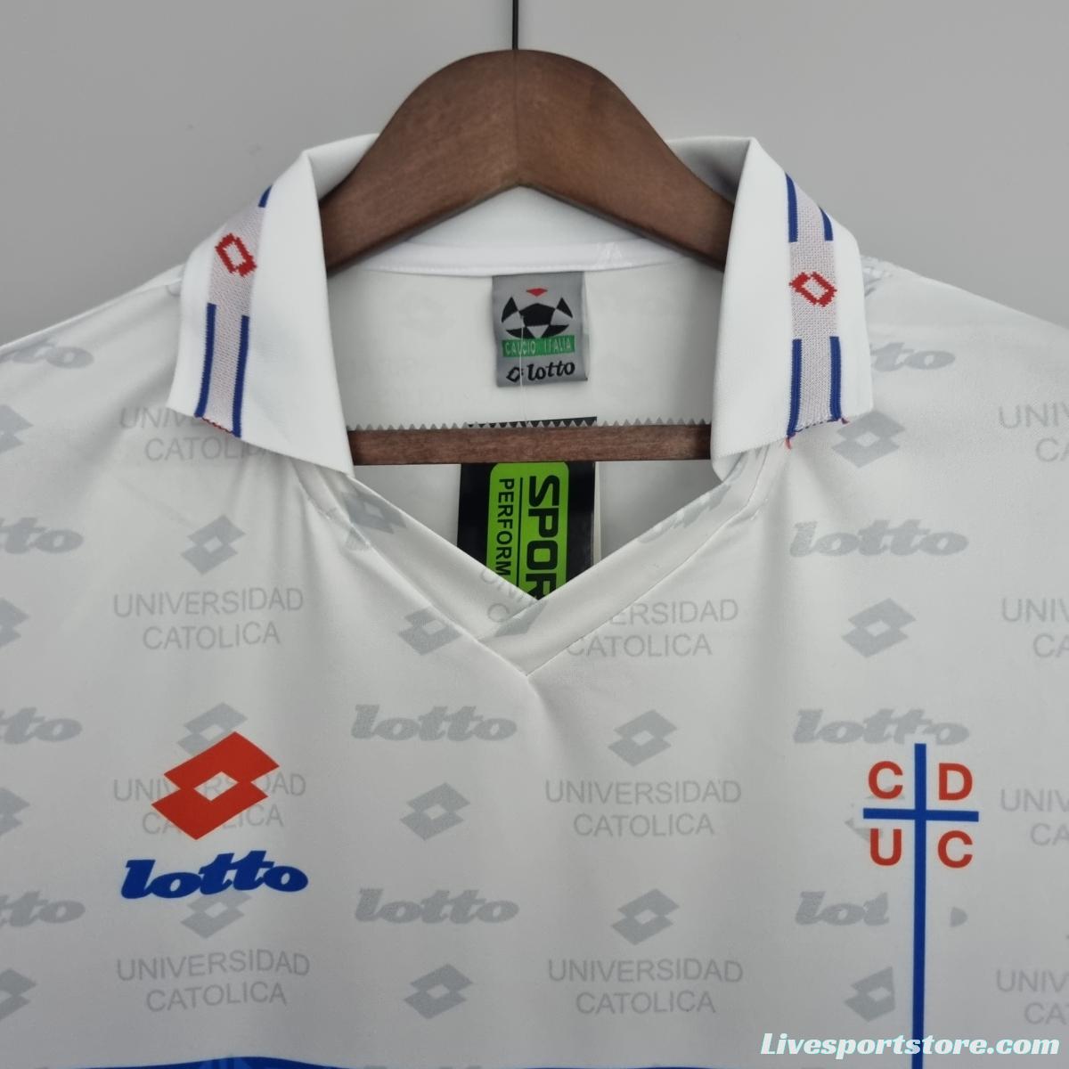 Retro 1996 Deportivo Universidad Católica Third away Soccer Jersey