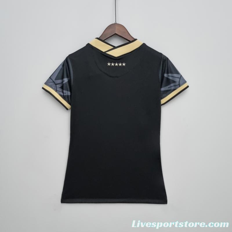 2022 Brazil women Black Soccer Jersey