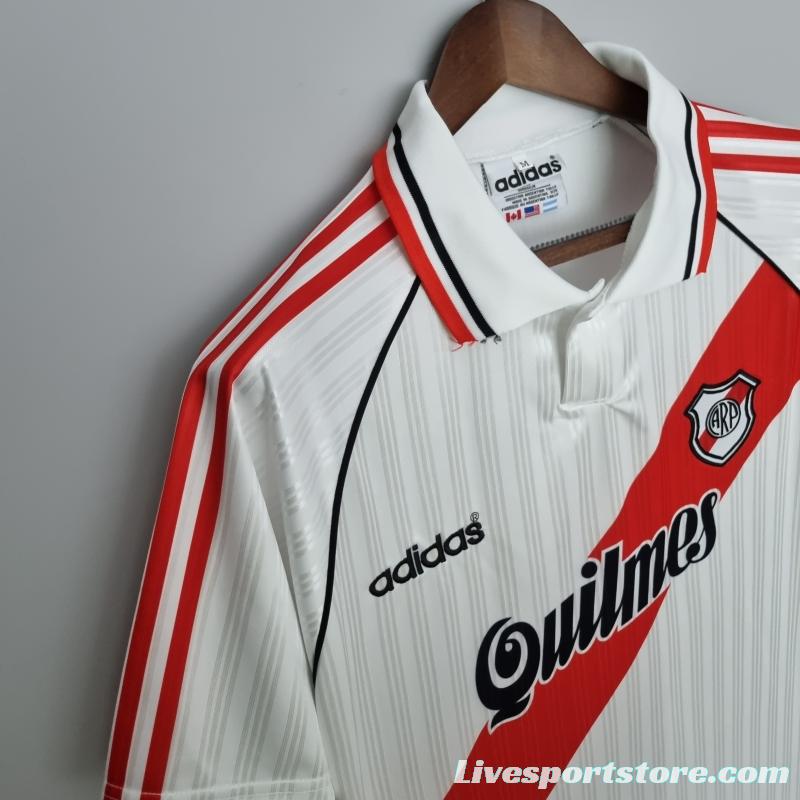 Retro River Plate 95/96 home Soccer Jersey