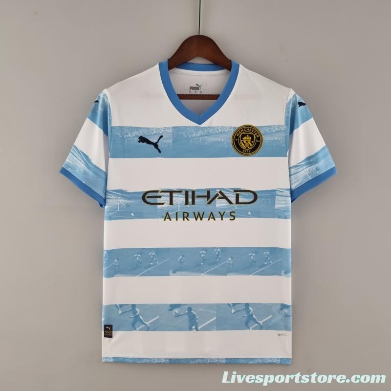 22/23 Manchester City Commemorative White Blue