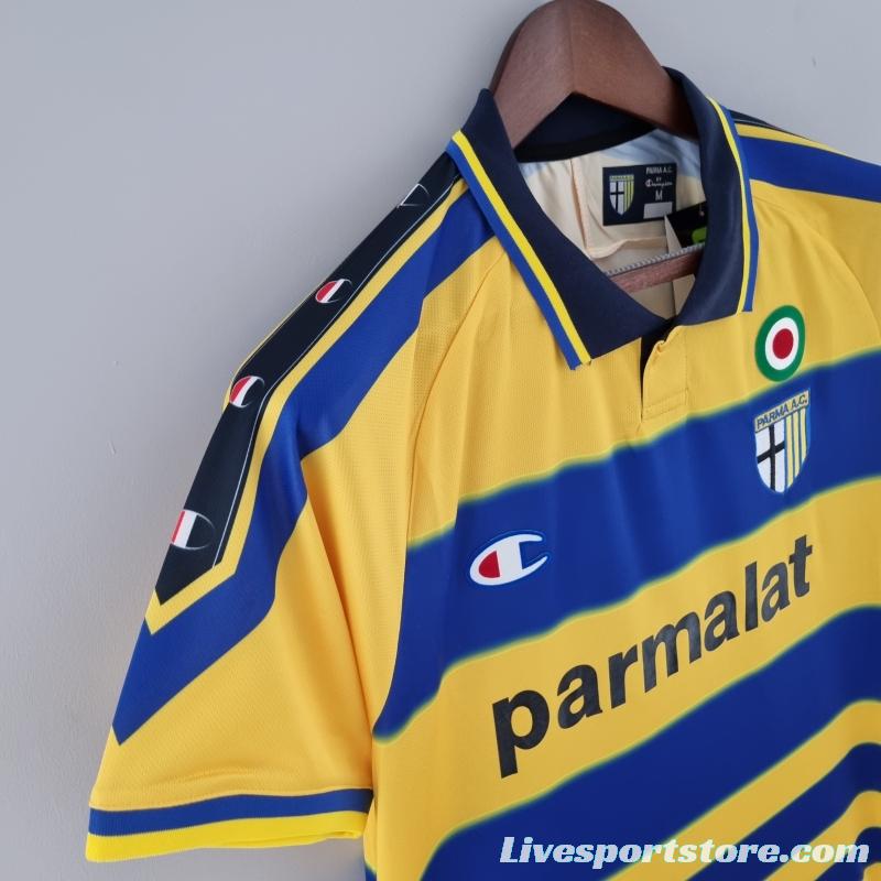 Retro Parma 99/00 Home Soccer Jersey