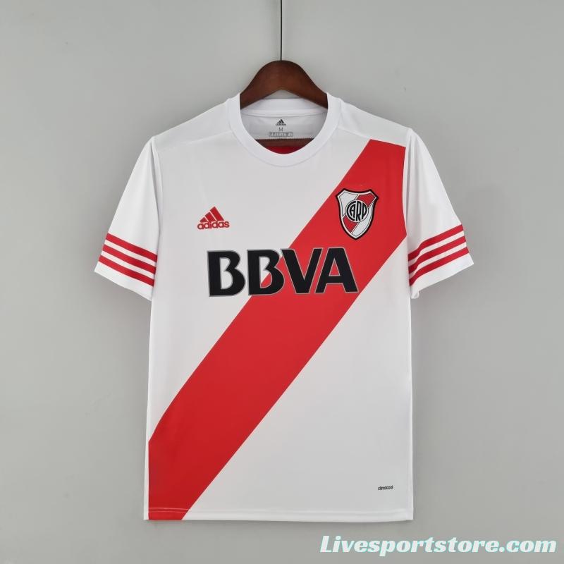 Retro River Plate 15/16 Home Soccer Jersey