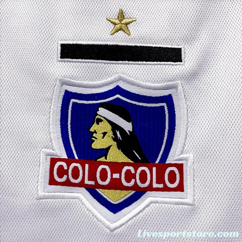 22/23 Colo Colo Home Long Sleeve  Soccer Jersey