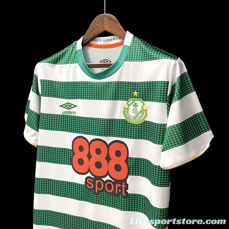 22/23 Shamrock Rovers Home  Soccer Jersey