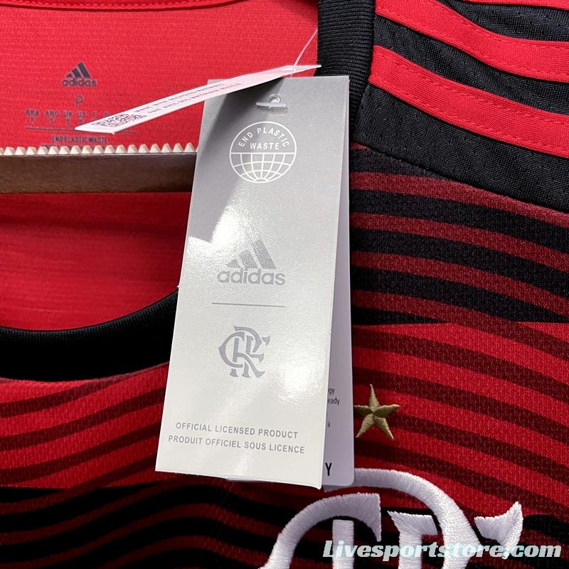 22/23 Flamengo Home  Soccer Jersey