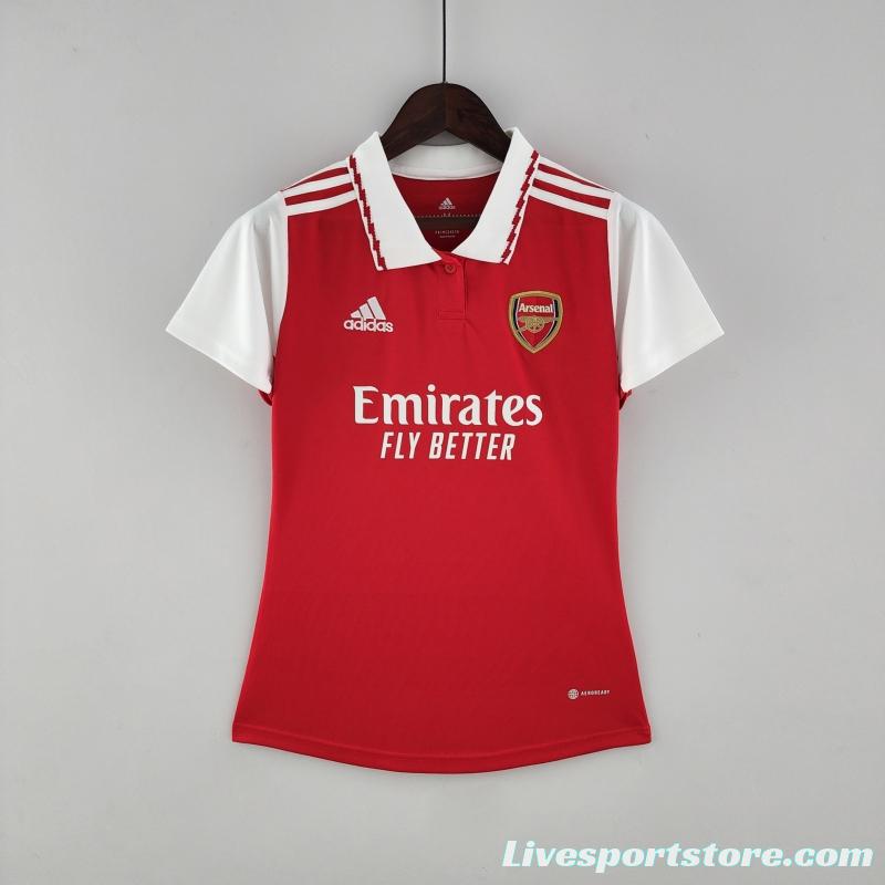 22/23 Women Arsenal Home  Soccer Jersey