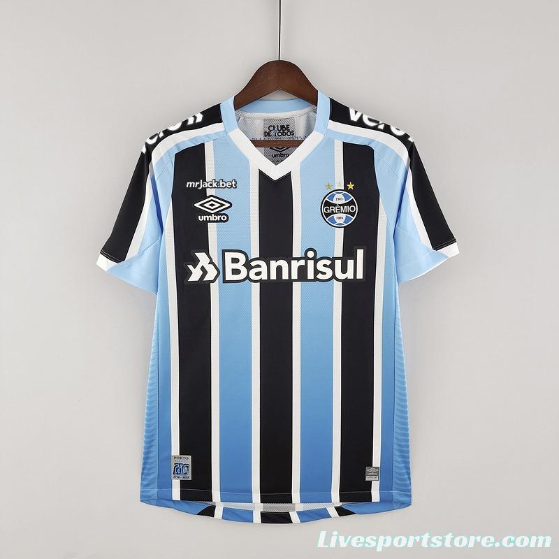 22/23 All Sponsors Gremio Home  Soccer Jersey