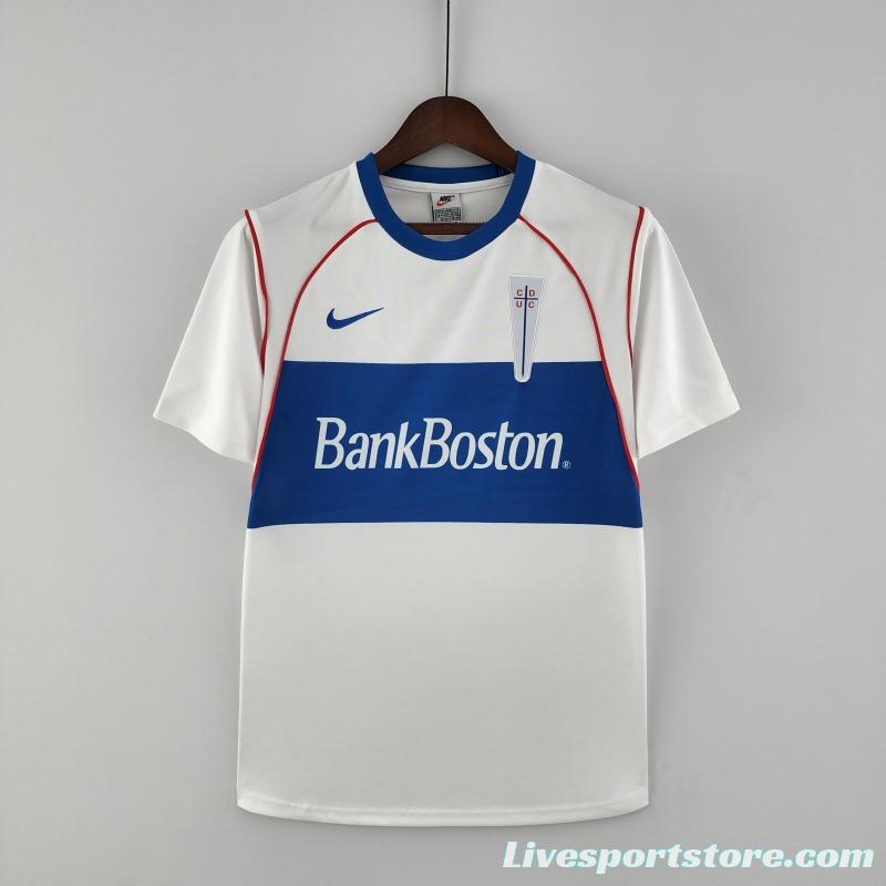 Retro 2002 Deportivo Universidad Católica Home  Soccer Jersey