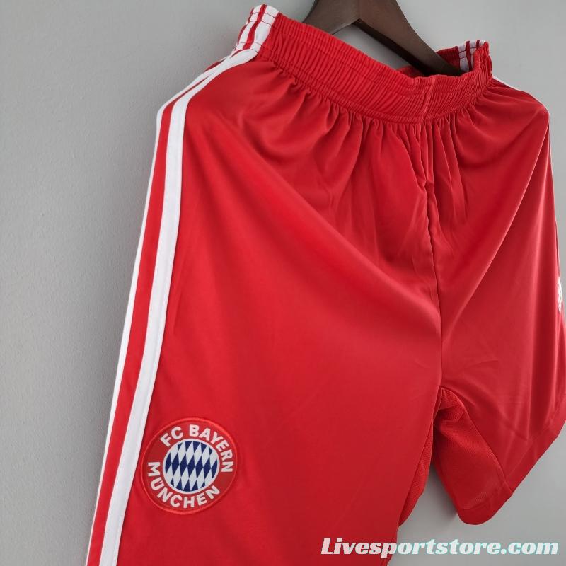 22/23 Bayern Munich Home Shorts  Soccer Jersey