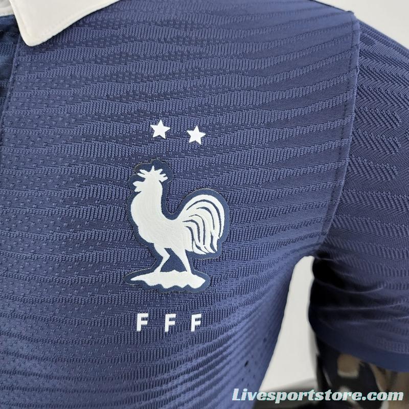 Player Version French Classic Blue Jersey